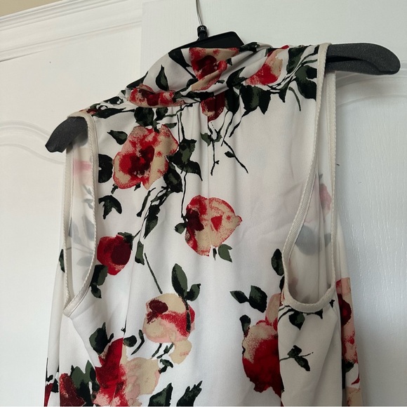 Aritzia Wilfred Sabine Dress White Floral Size L - Picture 6 of 12